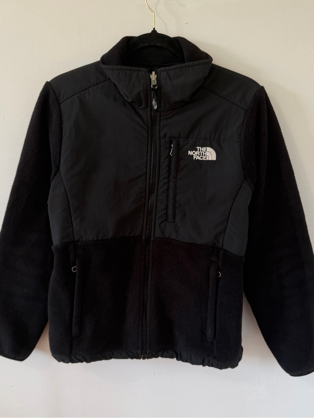 The North Face denalis Jacket Full Zip Up Fleece Zip Pockets Polartec Size Smal